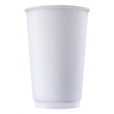 Бумажный стакан Белый 2-слойный d=90 400мл