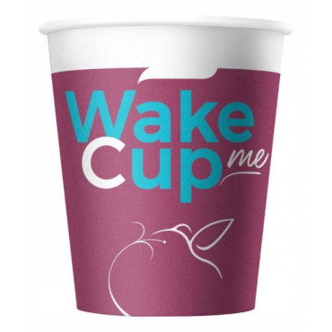 Бумажный стакан Wake Me Cup d=72 180мл