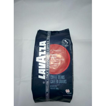 Кофе в зернах Lavazza Super Gusto UTZ 1000 гр (1кг)