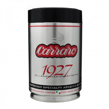 Кофе молотый Carraro Tin 1927 в банке 250 г (0,25 кг)