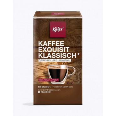 Кофе молотый Kafer Kaffee Exquisit Klassisch 500 г (0,5кг)