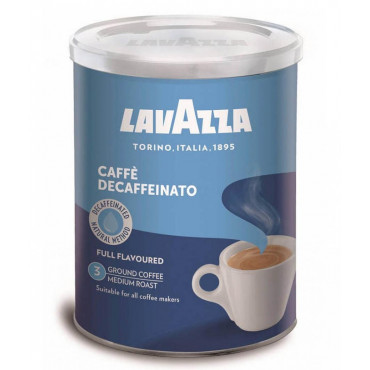 Кофе молотый Lavazza Caffe Decaffeinato 250г (банка)