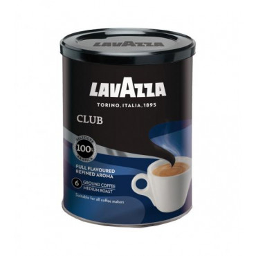 Кофе молотый Lavazza Club 250г (банка)