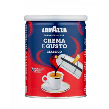 Кофе молотый Lavazza Crema e Gusto 250г ж/б