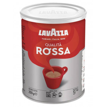 Кофе молотый Lavazza Qualita Rossa 250г (банка)
