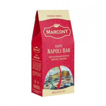 Кофе молотый Marcony Espresso HoReCa Caffe Napoli Bar 250 гр (0,25 кг)