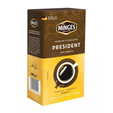 Кофе молотый Minges President 500 г (0,5кг)