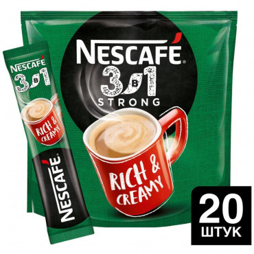 Кофе Nescafe 3в1 Крепкий стик 14.5 г