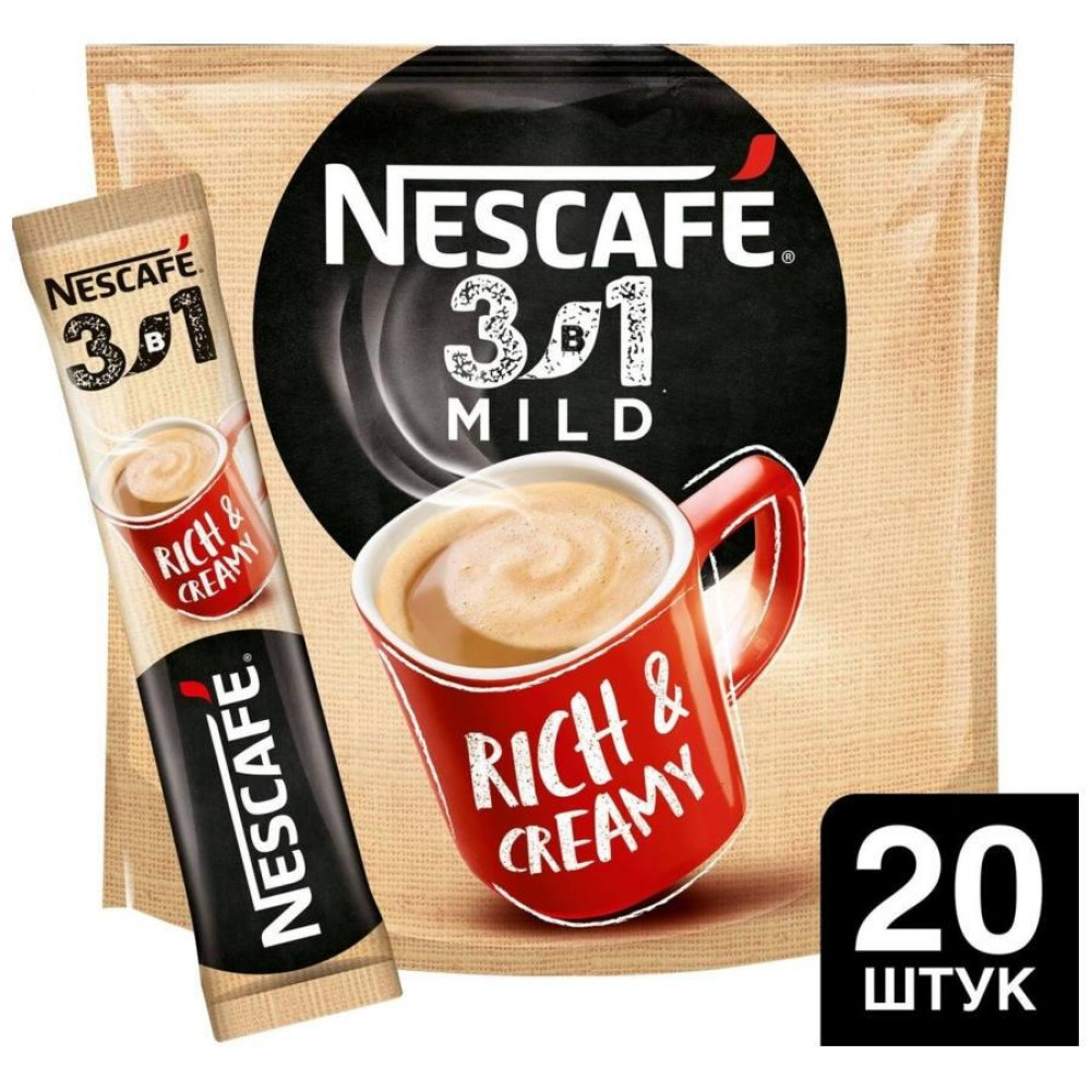 Кофе Nescafe 3в1 Мягкий стик 14.5 гр