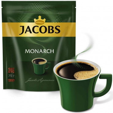 Кофе растворимый Jakobs Monarch 75 г