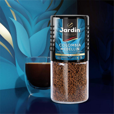 Кофе растворимый Jardin Colombia Medellin стекл. банка 95г