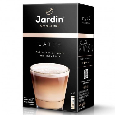 Кофе растворимый Jardin Latte 8 стиков x18 г