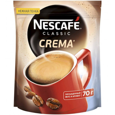 Кофе растворимый Nescafé Classic Crema пакет 70г