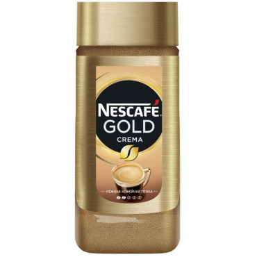 Кофе растворимый Nescafé Gold Crema стекло 95 г
