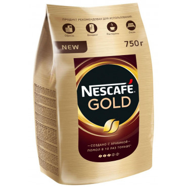 Кофе растворимый Nescafé Gold пакет 750г