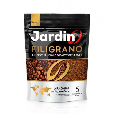Кофе растворимый с молотым Jardin Filigrano 75г