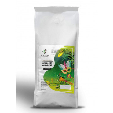 Кофе в зернах Бразилия Гриндерс 1000 г (1 кг)