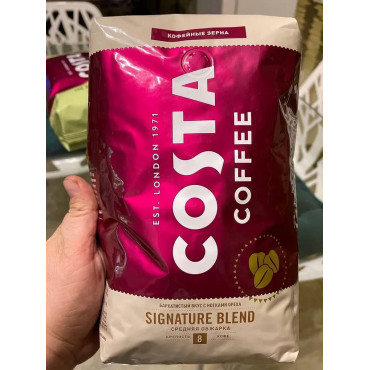 Кофе в зернах COSTA coffee Signature blend 1000 г (1кг)