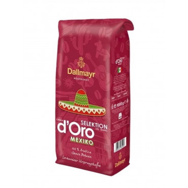 Кофе в зернах Dallmayr d-Oro Mexico Select 1000 гр (1кг)
