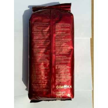 Кофе в зернах Gimoka Gran Bar Rosso 1000 гр (1кг)