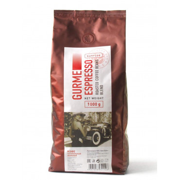 Кофе в зернах GURME Espresso Sunrise 1000 г (1 кг)