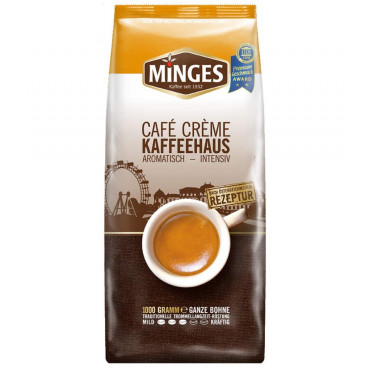 Кофе в зернах Minges Cafe Creme Kaffeehaus 1000 г (1 кг)