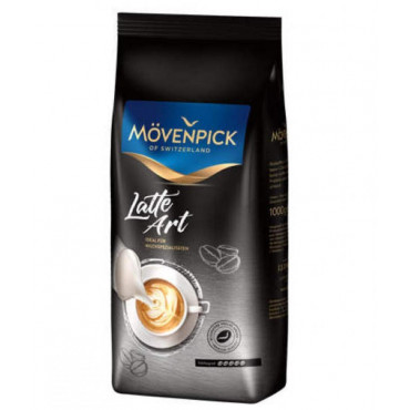 Кофе в зернах Mövenpick LATTE ART 1000 грамм (1 кг)