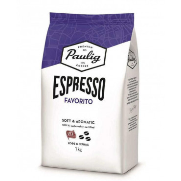 Кофе в зернах Paulig Espresso Favorito 1000 гр (1кг)