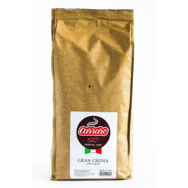 Кофе зерновой Carraro Gran Crema 1000 г (1 кг)
