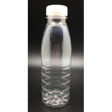 Бутылка ПЭТ прозрачная с крышкой 0,5 л горлышко d=38 мм