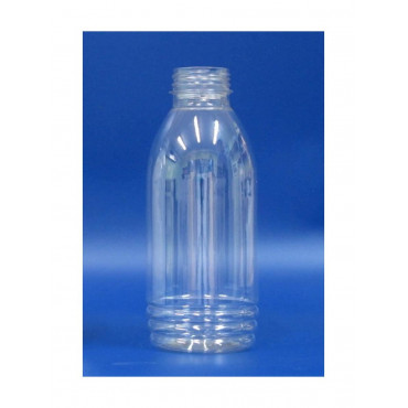 Бутылка ПЭТ прозрачная с крышкой 0,5 л горлышко d=38 мм