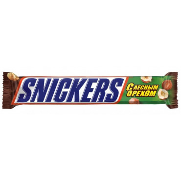 Батончик шоколадный Snickers Super Лесной орех 81гр