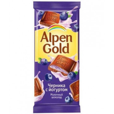Шоколад Альпен Голд Черника с Йогуртом Alpen Gold 90г