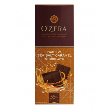 Шоколад O"Zera Dark 55% темн. Солёная карамель 90 г