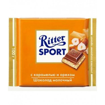 Шоколад Ritter Sport Фундук и Карамель 100г