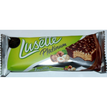 Вафли Lusette Platinum Лесной орех 50г