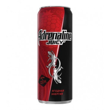 Адреналин напиток Adrenaline Juicy 500мл ж/б