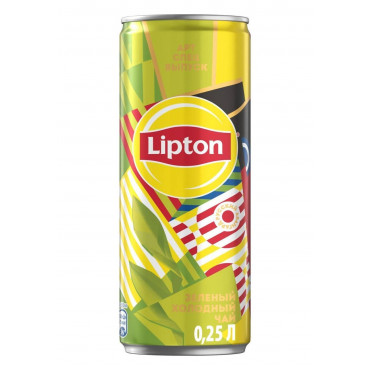 Чай Lipton Ice Tea Green Липтон Зеленый 250мл ж/б