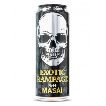 Энергетический напиток FREE MASAI Exotic Rampage 500мл ж/б