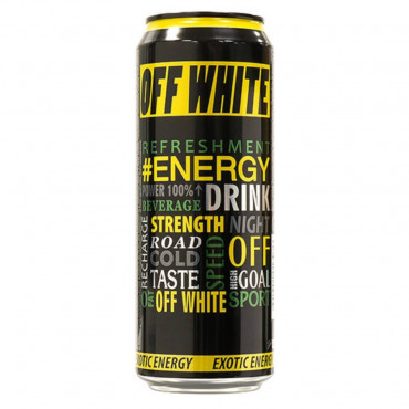 Энергетический напиток OFF WHITE Exotic 450мл ж/б
