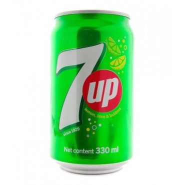 Газированный напиток 7-Up Seven Up Севен Ап 330мл ж/б