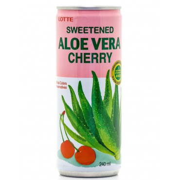 Lotte Aloe Vera Cherry Вишня 240мл ж/б