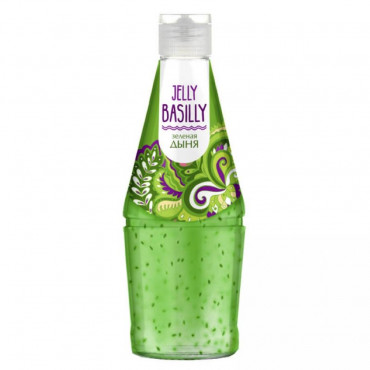 Напиток Jelly Basilly с сем. базилика 300 мл Зеленая дыня